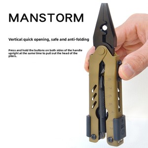 คีมพับอเนกประสงค์สแตนเลส พร้อมสวิตช์เลื่อน รองรับ OEM <span class=keywords><strong>ราคา</strong></span>โรงงาน มีทั้งแบบเมตริก มีด ไขควง - Product Image 2