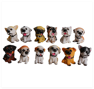 Statuetta in Resina di Animali Domestici: Pug, Schnauzer, Dalmatino, Chihuahua, Rottweiler, Bulldog, <span class=keywords><strong>Beagle</strong></span>, Westie, Pastore Tedesco - Miniatura da Giardino - Product Image 1