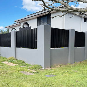 Clôture à <span class=keywords><strong>lame</strong></span> en aluminium de style européen de luxe en usine directe nouveaux panneaux de clôture de haute qualité de luxe <span class=keywords><strong>extérieur</strong></span> classique - Product Image 5