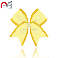 Arc de pom-pom girl pour enfants, mode, Design coloré de qualité supérieure, OEM, chine, vente en gros, nœuds de cheveux de haute qualité