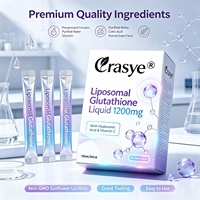 L-Glutathion Liposomal Liquide Marque Blanche 1200mg Vitamine C E Niacine Acide Hyaluronique Anti-Âge Éclaircissant Végétalien Sans OGM