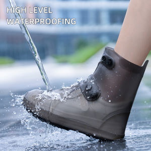 Copriscarpe Unisex Impermeabili Antiscivolo Rinforzati, Stivali da Pioggia Morbidi e Resistenti all'Usura per Uomo e <span class=keywords><strong>Donna</strong></span> per le Giornate Estive Piovose - Product Image 6