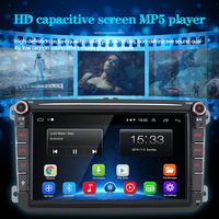 Pour VW PASSAT POLO GOLF 5 6 Android 12 8 pouces 2 Din Autoradio lecteur DVD GPS Wifi usb autoradio