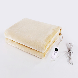 <span class=keywords><strong>Couverture</strong></span> électrique en flanelle douce à 6 niveaux de chaleur pour lit simple, double ou king size, couleur neutre, <span class=keywords><strong>couverture</strong></span> <span class=keywords><strong>chauffante</strong></span> thermique pour l'hiver - Product Image 1