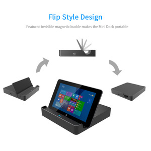 USB-C máy tính xách tay đứng nhôm <span class=keywords><strong>Mini</strong></span> <span class=keywords><strong>Dock</strong></span> với đứng Gigabit LAN USB-C HUB Loại C Docking Station cho điện thoại thông minh hoặc pad - Product Image 2