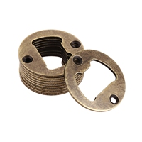 Ouvre-bouteille DIY Insert Hardware Metal Blank Bottle Opener Kit Bronze Beer Opener