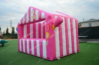 Stand de Barbe à Papa Gonflable en PVC Robuste avec Conception Imperméable à Trois Couches pour Événements Extérieurs