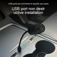 TH Howie USB-Betriebener Sternenhimmel-Galaxie-LED-Projektor mit Verstellbarem Winkel, Mini-Format für Autoinnenraum und Schlafzimmer-Ambientebeleuchtung