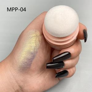Poudre pressée MLM illuminatrice pour le corps et le visage, poudre minérale fixatrice scintillante, cosmétique imperméable - Product Image 2