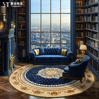 Tapis fait main tufté à la main, tapis de luxe haut de gamme sur mesure en soie de bambou, tapis de salon grand format