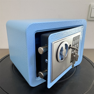 Mini Safe <b>Box</b> Blue Color Electronic Digital <b>Lock</b> Key Storage - Product Image 3