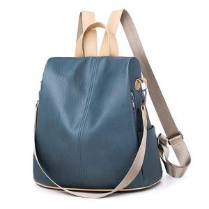 ALL PASS – <span class=keywords><strong>sac</strong></span> à dos en cuir souple pour femme, <span class=keywords><strong>sac</strong></span> de voyage antivol à double usage, <span class=keywords><strong>tendance</strong></span> et polyvalent, nouvelle collection <span class=keywords><strong>2022</strong></span> - Product Image 1
