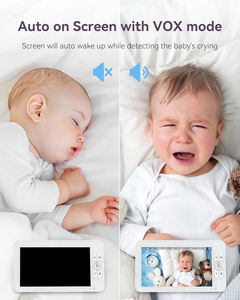 7,0 "Neuer Großbild schirm 960 Fuß Temperatur überwachung Zwei-Wege-<span class=keywords><strong>Audio</strong></span>-Funk kamera Nachtsicht-Video-<span class=keywords><strong>Baby</strong></span> phone - Product Image 3