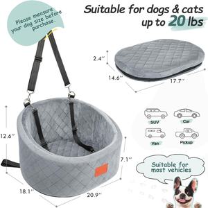 Sınır ötesi dört mevsim araba <span class=keywords><strong>Pet</strong></span> <span class=keywords><strong>Mat</strong></span> köpek seyahat koltuk minderi küçük ve orta ölçekli köpek kulübesi <span class=keywords><strong>Pet</strong></span> araba kulübesi - Product Image 4