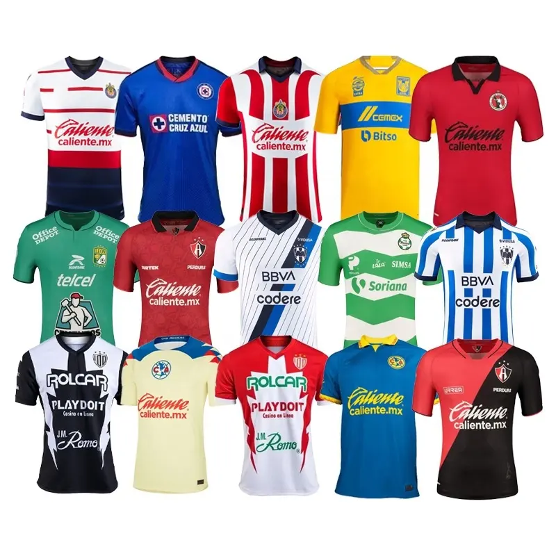 23/24 nouveau modèle en gros Top camisetas de qualité thaïlandaise futbol Mexique Club maillot de football