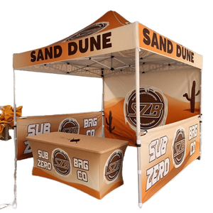 Carpa Plegable Portátil para Eventos Comerciales y Ferias, Tamaño Personalizado, Venta al Por Mayor, Proveedor de Fábrica - Product Image 1