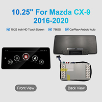 Navihua pour Mazda CX-9 2016-2020 Mise à niveau de la voiture 10.25 ''Android Car Radio GPS Navigation Multimedia Carplay Auto Head Unit Stereo