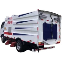 Balayeuse de voirie compacte CLW 5500L, balayeuse de voirie à 6 roues pour rues