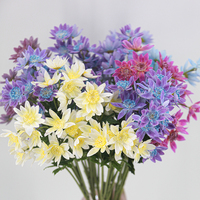 Fleurs artificielles en latex effet naturel, pissenlits et astrântias, pour la décoration de Noël, de la maison, des remises de diplômes, des jardins, des fêtes et des mariages.