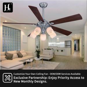 Popular Design Decorative Type 5 MDF Blades 48 inches Zipper Control <b>Ceiling</b> <b>Fan</b> <b>with</b> <b>Light</b> - Product Image 5