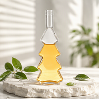 Mini arbre de Noël du fournisseur Bouteille en verre de 700ml Liqueur Whisky Brandy Vodka Rhum Bouchon Design plat 50ml 100ml 10ml 5ml 500ml 60ml