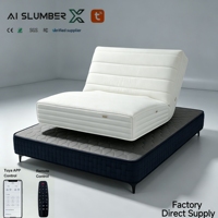Ai Slumber X King Smart Matratze - Umweltfreundlich, Heizbar, Härtegrad Einstellbar, 28cm Dicke, Modernes Design für Zuhause, Hotel, Krankenhaus
