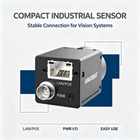 Caméra MV-CH050-60NM/NC avec interface 2.5 GigE, dotée d'un capteur CMOS Global pour une imagerie en temps réel non compressée jusqu'à 60 FPS