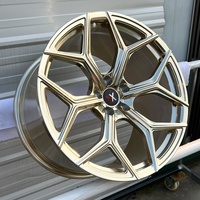 Jantes forgées monobloc VeroX 1 pièce, plaqué or PVD, 16-24 pouces pour BMW M3 M4 Mercedes C63 Audi RS4 RS5 5x112/114.3/120