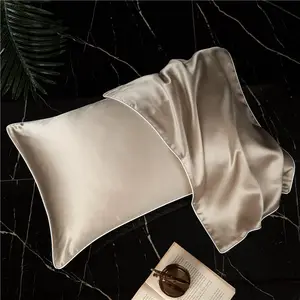 Cheap Custom Mulberry Silk Pillow Case Solid Color Silk Sublimation Pillow Cases Satin Luxury Waterproof Silk Pillow Case