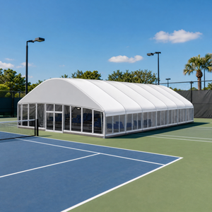 Carpa de Techo Cuadrada 3x3 con Estructura de Hierro para Cuatro Estaciones, Toldo para Reuniones al Aire Libre, Parasol para Fiestas, Bodas, Banquetes, Refugio contra la Lluvia - Product Image 1