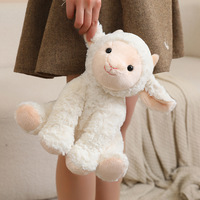 Peluche Lion Assis Doux et Ondulé, Coussin Animal en Peluche, Cadeau pour Enfants et Décoration Intérieure