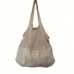 Bolsa de Mano Grande de Algodón Ecológica Personalizada, Bolsa de Compras, Bolsa de Hombro Tejida - Product Image 1