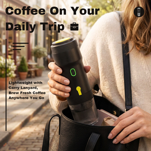 Cordless Capsule Coffee <b>Machine</b> Pass Through Power with Storage Bag Stand 3 in 1 Portable Coffee Maker For Outdoor Adventure - Product Image 6