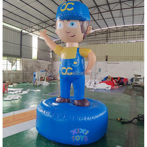 Publicidad personalizada 3M <span class=keywords><strong>H</strong></span> inflable dibujos animados niño personaje modelo globo - Product Image 6