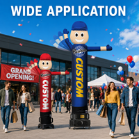 Danseur gonflable personnalisé pour chef, publicité pour restaurant, homme gonflable publicitaire avec souffleur, idéal pour la promotion de restaurant