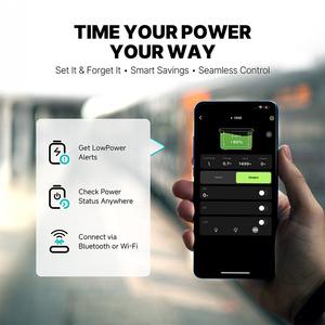 Dabbsson dbs1300 MPPT điều khiển 2kw di động EV Trạm Sạc ngân hàng điện 1200 Wát năng lượng mặt trời nhà lưu trữ hệ thống năng lượng - Product Image 3