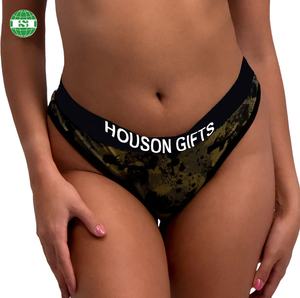 Özelleştirilmiş kemer logosu iç çamaşırı <span class=keywords><strong>Camo</strong></span> baskı külot kadın Thongs kamuflaj Undies - Product Image 1