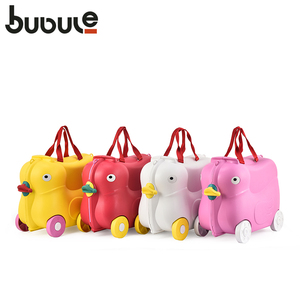 BUBULE Coloré Dessin Animé Forme De Monter Sur La <span class=keywords><strong>Valise</strong></span> À Roulettes pour Enfants - Product Image 5
