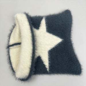 Gorros de Punto con Orejas de Gato, de Piel Sintética Suave, Estilo Jacquard, Cálidos, para Mujer, Otoño e Invierno, Estilo Y2K - Product Image 6