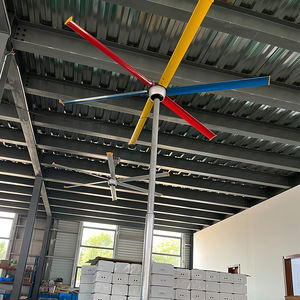 Grand <span class=keywords><strong>ventilateur</strong></span> sur pied HVLS extérieur de 14-16ft avec onduleur 3m/5m contrôleur de vitesse de hauteur de poteau montage de <span class=keywords><strong>ventilateur</strong></span> de plafond - Product Image 2