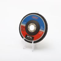 Disque à lamelles WGW 5 pouces 125 mm Anneau métallique 80 #   Disque de meulage sûr pour la soudure des métaux, destiné aux coupeurs de métaux