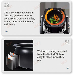 ETL/NSF/FCC 6L tambor automático <span class=keywords><strong>Robot</strong></span> inteligente para cocinar arroz frito restaurante cocinar salteado máquina freidora profesional <span class=keywords><strong>Cocina</strong></span> - Product Image 6