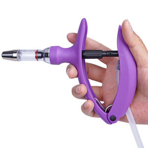 Catéter púrpura ampliamente utilizado <span class=keywords><strong>para</strong></span> cerdo, ganado vacuno y oveja, inyección de plástico, <span class=keywords><strong>jeringa</strong></span> ajustable de 2/5ML <span class=keywords><strong>para</strong></span> uso veterinario - Product Image 4