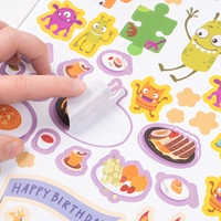 Livre de coloriage et de puzzle autocollant personnalisé pour enfants : jeu éducatif et d'éveil précoce