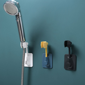 Support de pomme de douche sans perçage, support mural réglable à 360 degrés, accessoire de salle de bain - Product Image 5