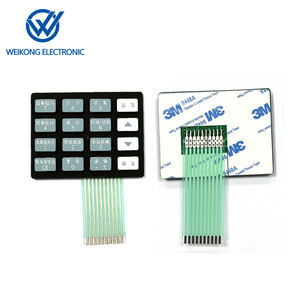 Pièce en caoutchouc de silicone personnalisée avec interrupteur à bouton-poussoir à membrane de câble flexible FPC - Product Image 5