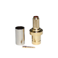 Connecteur coaxial SMB-C-K3 de bonne qualité, tout en cuivre plaqué or, connecteur femelle SMB pour RG58 RG142