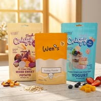 Bolsa de PE Vertical Autosellable para Envasado de Alimentos, Cierre Duradero, Tres Lados Sellados, Marca BQ para Alimentos para Mascotas