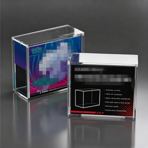 Nouveauté : Boîte de protection moderne ETB Booster Box en acrylique, boîte en acrylique transparente polie avec couvercle magnétique - Product Image 1