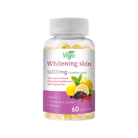 Vigo High Dose Gluthatione Collagène Vitamine C Supplément Poudre De Collagène De Poisson Marin Blanchiment De La Peau Gluthation Capsules